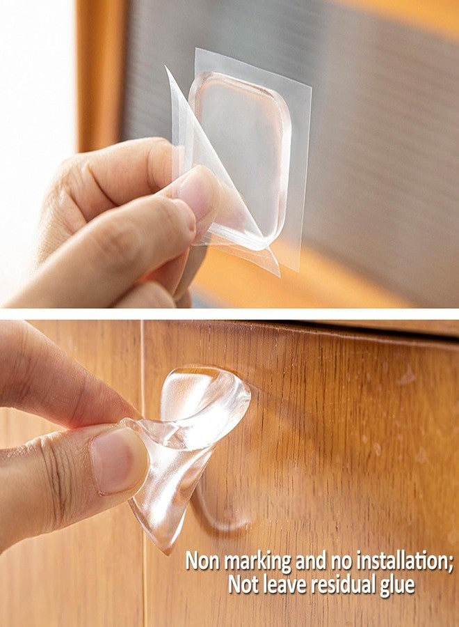 Profasion Door Knob Wall Protector (Pack of 6) - Transparent Self-Adhesive Bumper Pads | Prevents Wall Damage | Ideal Door Stopper for Home & Office (Style c) - Image 4